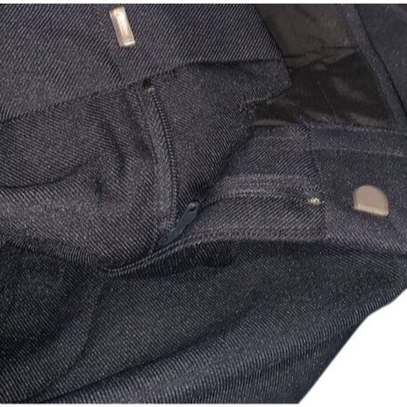 Kings Court Mens Navy Blue Pleated Dress Pants Size 52 Inseam 32.5 100% Polyeste - Picture 4 of 9